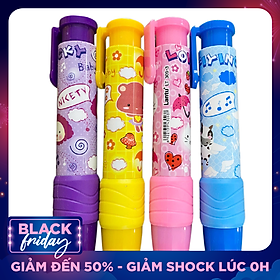 Sét 4 cây tẩy bút chì bấm (gôm bấm)
