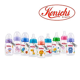 [ 1161-Nuby ] Bình sữa chống sặc cổ hẹp Nuby 120ml ( 3m+ )