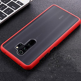Ốp lưng cho Xiaomi Redmi Note 8 Pro trong nhám viền màu