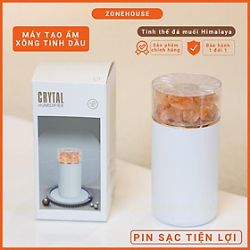 Máy xông tinh dầu đá muối Himalaya ZONEHOUSE, đá muối tự nhiên, máy xông tinh dầu tạo ẩm, ô tô, văn phòng - Hàng Chính Hãng