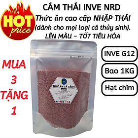 Bao 1KG Cám Thái Inve G12 - Thức ăn cá cảnh cao cấp NHẬP THÁI | Hingaostore