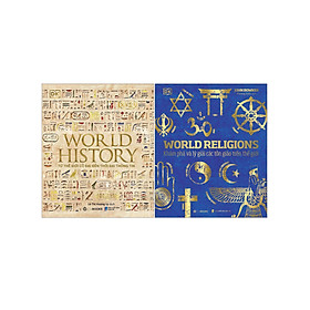 Combo World History - Từ Thế Giới Cổ Đại Đến Thời Đại Thông Tin + World Religions - Khám Phá Và Lý Giải Các Tôn Giáo Trên Thế Giới (Bộ 2 Cuốn) _ZEN