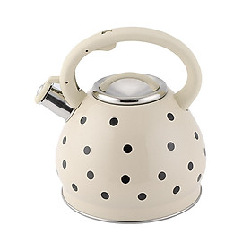 Whistling Kettle Teapot Kettle with Wooden Handle Water Kettle for Camping