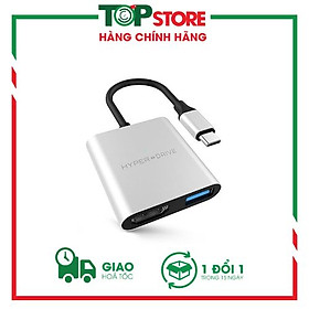 Cổng chuyển Hyperdrive 4K HDMI 3-in-1 USB-C Hub dành cho Macbook, PC và Devices