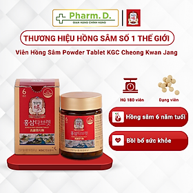 Viên Hồng Sâm Powder Tablet KGC Cheong Kwan Jang 500mg x 180 viên