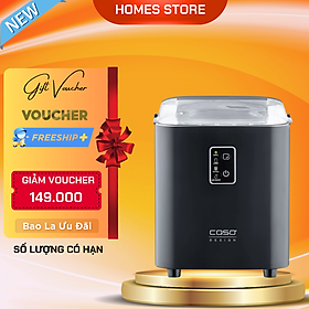 Máy làm đá gia đình caso icemaster ecostyle 3301 pro/3304 icemaster ecostyle - nhập khẩu đức cao cấp, thời gian làm đá 0.5 kg/giờ dung tích 2.2 lít công suất 90 w - hàng nhập khẩu