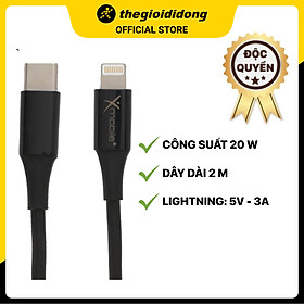 Mua Cáp Type C - Lightning 2m Xmobile CL-PD01-2000 Đen - Hàng chính hãng