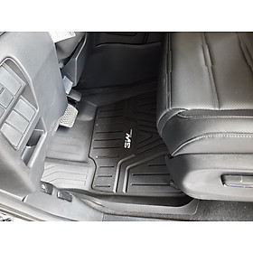 Thảm lót sàn HONDA CRV 2018-đến nay Nhãn hiệu Macsim 3W chất liệu nhựa TPE đúc khuôn cao cấp - màu đen