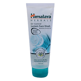 Sữa Rửa Mặt Chanh Kiểm Soát Dầu Loại Bỏ Dầu Thừa Himalaya Herbals (100ml)