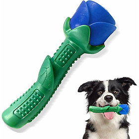 Đồ chơi nhai cho chó cho các loại nhai hung dữ lớn, đồ chơi răng hàm màu hồng bền cho chó con nhỏ/trung bình, đồ chơi chống huấn luyện và làm sạch nó