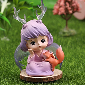 Mua Tượng thiên thần ngồi ôm thú cưng