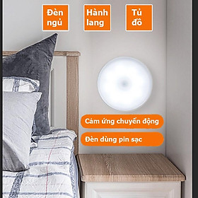 Mua Đèn LED Cảm Biến Chuyển Động Thông Minh   đèn cảm ứng hồng ngoại sạc tích điện.Tự động sáng khi có chuyển động gần