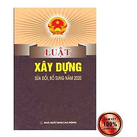 Hình ảnh ￼Sách -Luật Xây Dựng -Sửa Đổi ,Bổ Sung Năm 2020