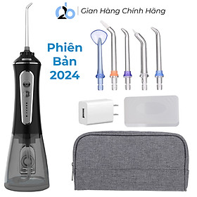 Tăm nước cầm tay h2ofloss hfp11, phiên bản mới nhất với dây sạc usb Type C và tăng cường khả năng chống nước