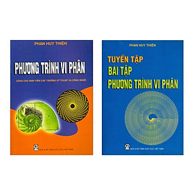 Sách – Combo Phương Trình Vi Phân + Tuyển Tập bài tập Phương Trình Vi Phân (DN)