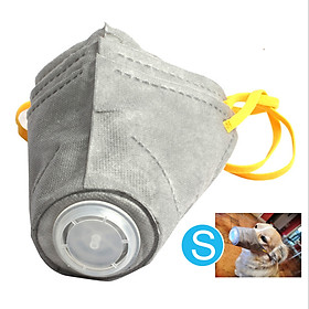 Dog Pet Mask Muzzle Adjustable Strap Anti Fog Anti-gas Anti Dust Secondhand Smoke 3 PCS