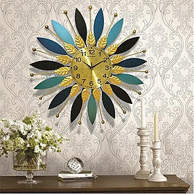 Đồng hồ treo tường GCLOCK loại to KT 70x70  cao cấp làm từ kim loại sơn tĩnh điện chạy máy kim trôi chuẩn