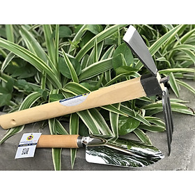 Mua Bộ dụng cụ làm vườn Cuốc cảo 2 đầu và xẻng inox C-mart A0697