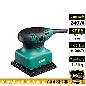 Mua Máy chà nhám DCA ASB03-100  công suất 240W  tốc độ rung 14000 vòng/phút