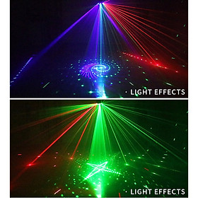 Đèn laser Party Light ánh sáng laze 3 mắt, 5 mắt cảm ứng nhạc bay phòng sân khấu vũ trường giá rẻ