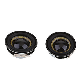 2Pack 40mm 3W Stereo Audio Speaker 1.5inch 4/8Ohm Full-range DIY Loudspeaker