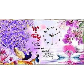 Tranh thêu chữ thập Vợ chồng - LV3162