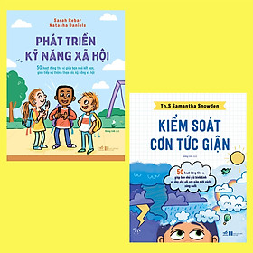 Sách - Bộ 50 hoạt động thú vị: Phát triển kỹ năng xã hội - Kiểm soát cơn tức giận (Trọn bộ 02 cuốn) - Nhã Nam Official