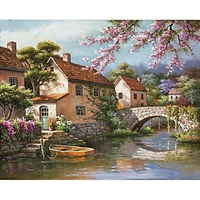 Mua Bộ Tranh Đính Đá 5D Tự Làm 40x30 Hình Phong Cảnh Đa Dạng Tùy Chọn