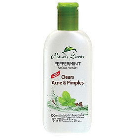 Sữa rửa mặt kháng viêm giảm mụn Peppermint Facial Wash 100ml