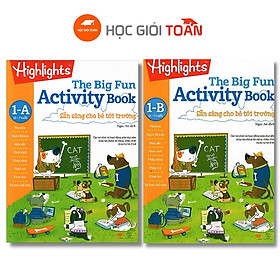 Combo 2 cuốn sách: The Big Fun Activity Book - Sách giáo dục sớm - Sẵn Sàng cho bé tớ trường (4-6 tuổi)