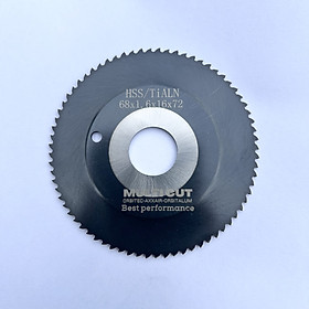 Mua Lưỡi dao cắt orbital Multicut thép gió  phủ TiAlN  OD 68mm x 1.6mm x 16mm  72 răng  cắt dày 1-3 mm