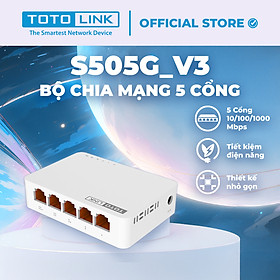 Mua Bộ Chia Mạng 5 Cổng Gigabit Totolink S505G – Hàng Chính Hãng