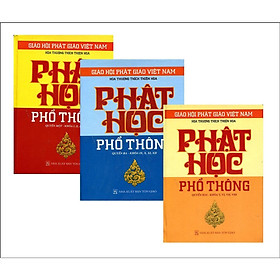Sách - Combo Phật Học Phổ Thông - Trọn Bộ 3 Tập - Chính Thông Book