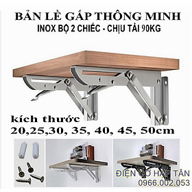 Mua BẢN LỀ GẤP GỌN – INOX 304 90KG - 20  25  30  35  40  45  50cm