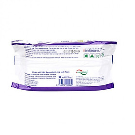 Khăn giấy ướt Kháng khuẩn Teencare 20 tờ/gói (Màu tím)