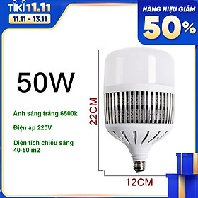 Bóng đèn Led Bulb 50w, 80w, 100w, 150w đui E27, tản nhiệt NHÔM, ánh sáng trắng, dùng cho chụp ảnh,...