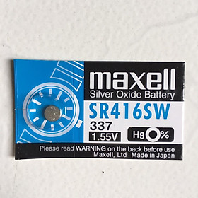 Pin Maxell Nhật Bản SR416SW 337 Hàng Chính Hãng Made in Japan