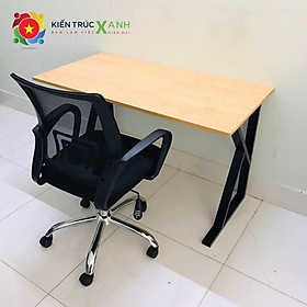 Mua Bàn làm việc chữ K MẶT VÂN GỖ SỒI (R60XD120XC75CM) CHÂN SẮT LẮP RÁP