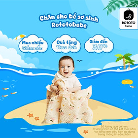 Chăn đắp cho bé Rototo bebe nhập khẩu Hàn Quốc chất liệu Ripple (Polyester) thoáng mát