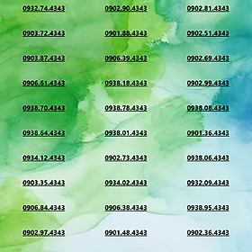 Sim Đẹp Mobifone Đuôi số 4343 Phong Thủy