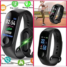 Mua 1 CÁI ĐỒNG HỒ ĐEO TAY THỂ THAO BÁO GIỜ ĐO NHỊP TIM BƯỚC CHÂN VẬN ĐỘNG THÔNG MINH