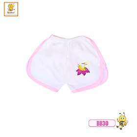 Quần đùi bé gái Babiboo quần đùi cho bé sơ sinh vải cotton tự nhiên mềm mại, thấm hút tốt BB30