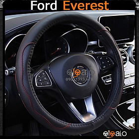 Bọc vô lăng xe ô tô Ford Everest da PU cao cấp - OTOALO