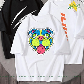 ÁO THUN UNISEX DOG JUNKEE PHÊ PHA PHÔNG NAM NỮ GIA ĐÌNH CẶP ĐÔI CÓ SIZE TRẺ EM AOMIVN