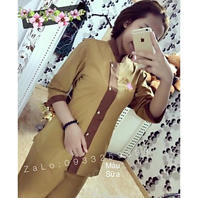 Đồ Lam Đi Chùa# Lãnh Tụ Phối Nữ # Đồ Bộ Nữ # Quần Áo Nữ