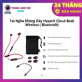 Mua Tai Nghe Không Dây HyperX Cloud Buds Wireless ( Bluetooth) - Hàng Chính Hãng