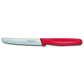 Dụng Cụ Gọt Củ Quả Lưỡi Răng Cưa Thép Không Gỉ Cao Cấp VICTORINOX Cán Thẳng