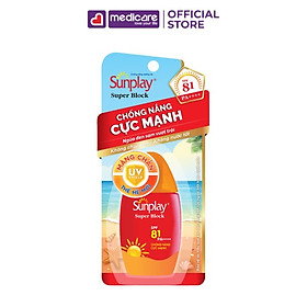 Sữa Chống Nắng SUNPLAY Super Block SPF81 PA++++ 30g