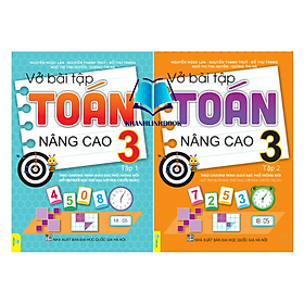 Sách - Combo 2 Cuốn Vở Bài Tập Toán Nâng Cao 3 - Biên soạn theo chương trình GDPT mới