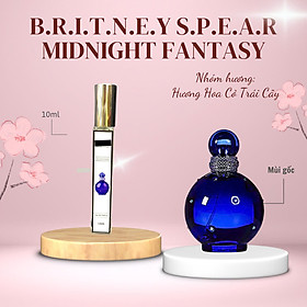 Tinh dầu nước hoa dạng xịt Midnight Fantasy Britney Spears 10ml (Mùi nữ)